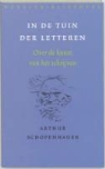 A. Schopenhauer, Arthur Schopenhauer - In de tuin der letteren