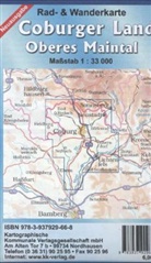 KKV Rad- und Wanderkarte: KKV Rad- und Wanderkarte Coburger Land, Oberes Maintal