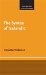 Hoskuldur Thrainsson, Höskuldur Thráinsson - The Syntax of Icelandic