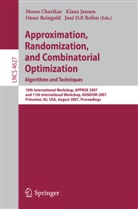 Moses Charikar, Klaus Jansen, Omer Reingold, José D. P. Rolim, José D.P. Rolim - Approximation, Randomization, and Combinatorial Optimization. Algorithms and Techniques
