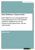 Stephani Köthe, Stephanie Köthe, Martin Weissenborn - Kann Migration den demographischen Schrumpfungsprozeß in Deutschland aufhalten? Implikationen für die Sozialversicherungssysteme und den Arbeitsmarkt