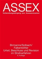 Martin Birmanns, Thomas Falkenkötter, Günter Solbach - Assex: Urteil, Beschluss und Revision im Strafverfahren