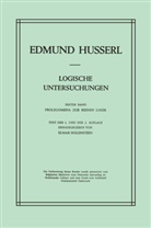 E Holenstein, E. Holenstein, Elmar Holenstein, Edmund Husserl - Logische Untersuchungen