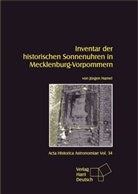 J. Hamel, Jürgen Hamel - Inventar der historischen Sonnenuhren in Mecklenburg-Vorpommern