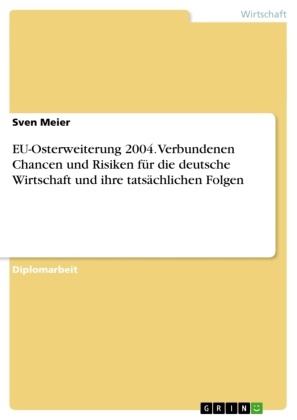 Sven Meier - Die mit der EU-Osterweiterung 2004 verbundenen Chancen und Risiken für die deutsche Wirtschaft und ihre tatsächlichen Folgen