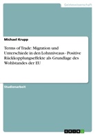 Michael Krupp - Terms of Trade: Migration und Unterschiede in den Lohnniveaus - Positive Rückkopplungseffekte als Grundlage des Wohlstandes der EU