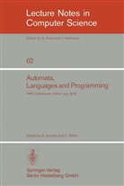 Ausiello, G Ausiello, G. Ausiello, Böhm, Böhm, C. Böhm - Automata, Languages and Programming