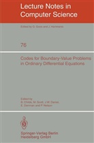 B. Childs, J. W. Daniel, E. Denman, P. Nelson, Scott, M Scott... - Codes for Boundary-Value Problems in Ordinary Differential Equations