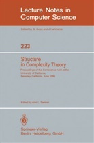 Ala L Selman, Alan L Selman, Alan L. Selman - Structure in Complexity Theory