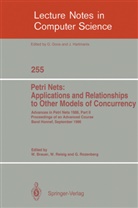 Wilfried Brauer, Wolfgan Reisig, Wolfgang Reisig, Grzegorz Rozenberg - Advances in Petri Nets 1986. Proceedings of an Advanced Course, Bad Honnef, 8.-19. September 1986