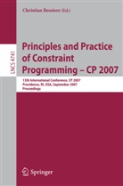 Christia Bessiere, Christian Bessiere - Principles and Practice of Constraint Programming - CP 2007
