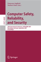 Oster, Oster, Norbert Oster, Francesc Saglietti, Francesca Saglietti - Computer Safety, Reliability, and Security
