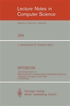 Jano Demetrovics, Janos Demetrovics, Thalheim, Thalheim, Bernhard Thalheim - MFDBS 89
