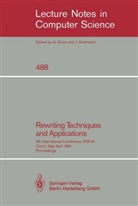Ronald V. Book, Ronal V Book, Ronald V Book - Rewriting Techniques and Applications