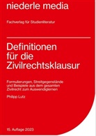 Philipp Lutz - Definitionen für die Zivilrechtsklausur - 2023
