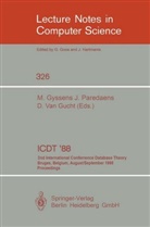 Dirk van Gucht, Marc Gyssens, Ja Paredaens, Jan Paredaens, Dirk Van Gucht - ICDT '88