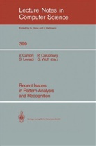 Virginio Cantoni, Reine Creutzburg, Reiner Creutzburg, Stefano Levialdi, Stefano Levialdi et al, Gottfried Wolf - Recent Issues in Pattern Analysis and Recognition