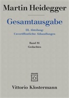 Martin Heidegger, Paola-Ludovica Coriando, Paola-Ludovik Coriando, Paola-Ludovika Coriando - Gesamtausgabe - 81: Gedachtes