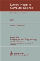 Kawai Satoru, Thoma Ottmann, Thomas Ottmann - Automata, Languages and Programming