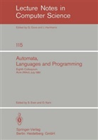 Even, S Even, S. Even, Kariv, Kariv, O. Kariv - Automata, Languages and Programming
