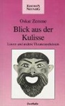 Oskar Zemme - Blick aus der Kulisse