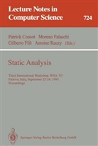 Patrick Cousot, Moren Falaschi, Moreno Falaschi, Gilberto File, Gilberto File et al, Antoine Rauzy - Static Analysis