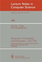 Selim G. Akl, Frantise Fiala, Frantisek Fiala, Waldemar W. Koczkodaj, Waldemar W Koczkodaj - Advances in Computing and Information - ICCI '90