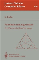 Gregory Butler - Fundamental Algorithms for Permutation Groups