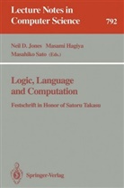 Masam Hagiya, Masami Hagiya, Neil Jones, Neil D. Jones, Masahiko Sato - Logic, Language and Computation