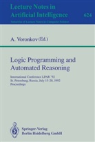 Andre Voronkov, Andrei Voronkov - Logic Programming and Automated Reasoning