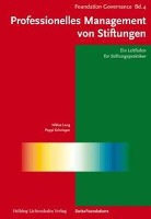 Niklas Lang, Peppi Schnieper - Professionelles Management von Stiftungen
