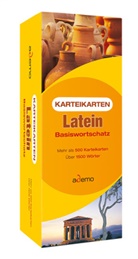 ademo GmbH, adem Verlag, ademo Verlag - Karteikarten Basiswortschatz Latein