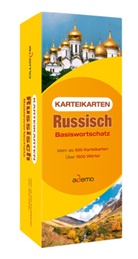 ademo GmbH - Karteikarten Russisch Basiswortschatz, m. Lernbox