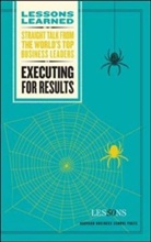 Fifty Lessons, Fifty Lessons, Harvard Business School Publishing, Fifty Lessons - Executing For Results