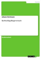 Johann Dortmann - Kerbschlag-Biegeversuch