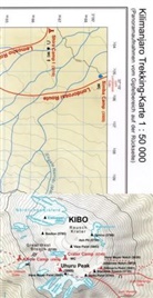 Brigitte Rotter, Peter Rotter - Kilimanjaro, Trekkingkarte