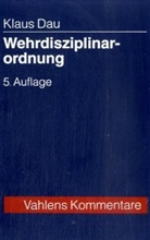 Klaus Dau - Wehrdisziplinarordnung, Kommentar