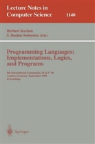 Doaitse Swierstra, Doaitse Swierstra, Herber Kuchen, Herbert Kuchen, S. Doaitse Swierstra - Programming Languages: Implementations, Logics, and Programs