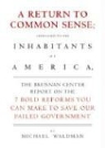 Michael Waldman, Michael Waldmann - A Return to Common Sense