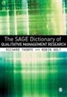 Professor Richard Holt Thorpe, R Thorpe, Richard Thorpe, Richard (COM)/ Holt Thorpe, Richard Holt Thorpe, Robin Holt... - Sage Dictionary of Qualitative Management Research
