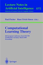 Pau Fischer, Paul Fischer, Hans U. Simon, U Simon, U Simon - Computational Learning Theory