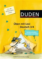 Birgit Carstens, Birgitt Carstens, Hartmu Günther, Imke Quent, Simone Straub - Duden Üben mit Lexi, Deutsch 3/4: Richtig schreiben - Buchstaben und Silben