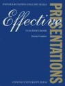Jeremy Comfort - Effective presentations teacher bk