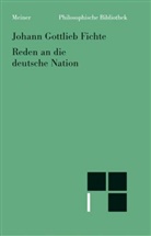 Johann G Fichte, Johann G. Fichte, Johann G.                      10000002125 Fichte, Johann Gottlieb Fichte, Alexande Aichele, Alexander Aichele - Reden an die deutsche Nation