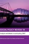 Karen Clarke, Patricia Kennett, Dr. Tony Maltby, Tony Maltby - Social Policy Review 19