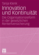 Tanja Klenk - Innovation und Kontinuität