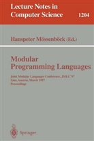 Hanspete Mössenböck, Hanspeter Mössenböck - Modular Programming Languages