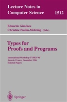 Eduard Gimenez, Eduardo Gimenez, Paulin-Mohring, Paulin-Mohring, Christine Paulin-Mohring - Types for Proofs and Programs