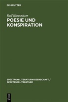 Ralf Klausnitzer - Poesie und Konspiration