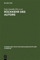 Fotis Jannidis, Gerhard Lauer, Fotis Jannidis, Gerhard Lauer, Matias Martinez, Simone Winko - Rückkehr des Autors